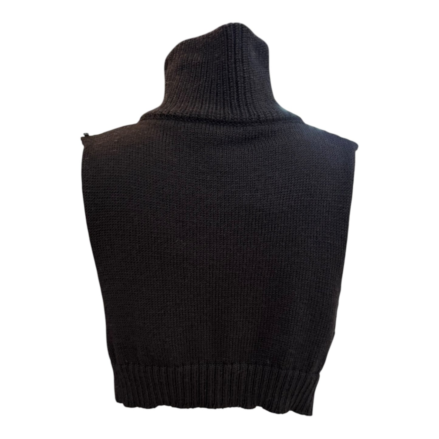 SportMax Black Virgin Wool Tabard