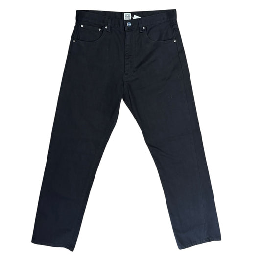 Toteme Black High Rise Straight Leg Jeans - 10/12