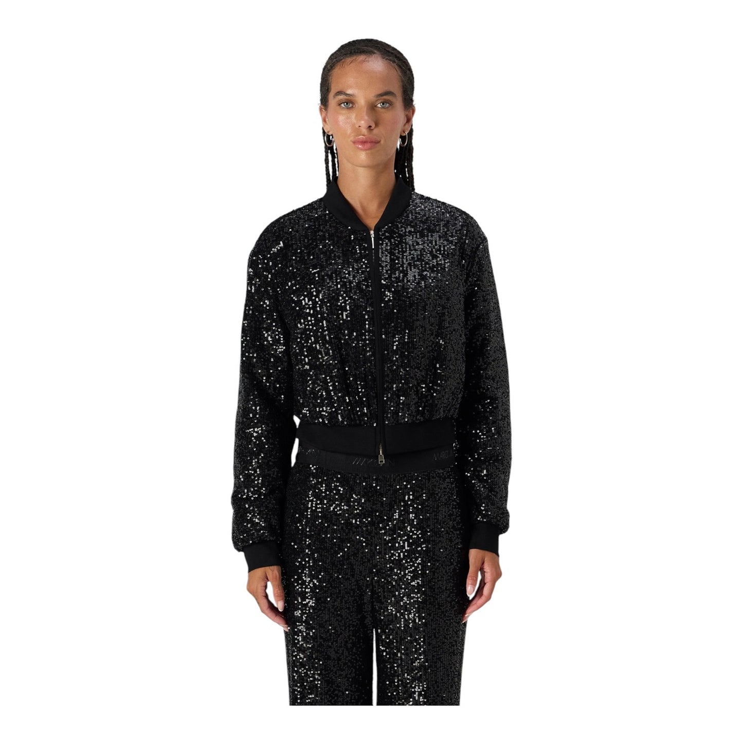 Marc Cain Sequin Bomber Jacket - 10