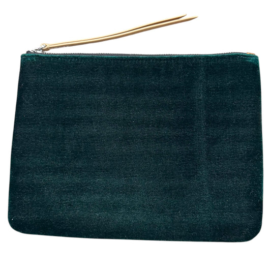 Clarks Velvet Green Clutch