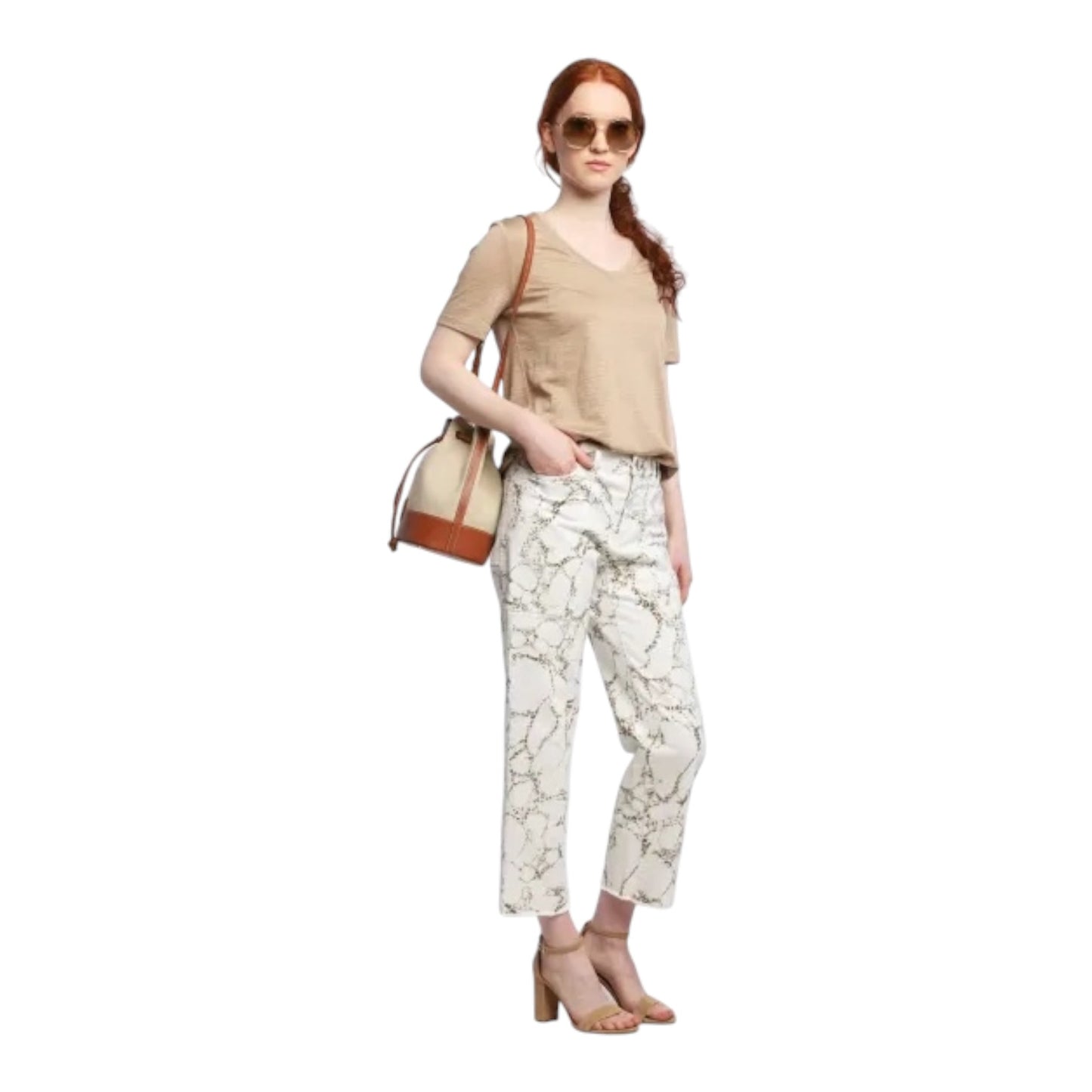 Marc Cain Animal Printed Jeans - 12