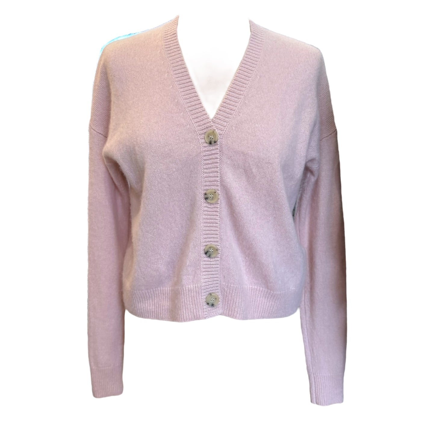 Allude Baby Pink Cashmere Cardigan - 10