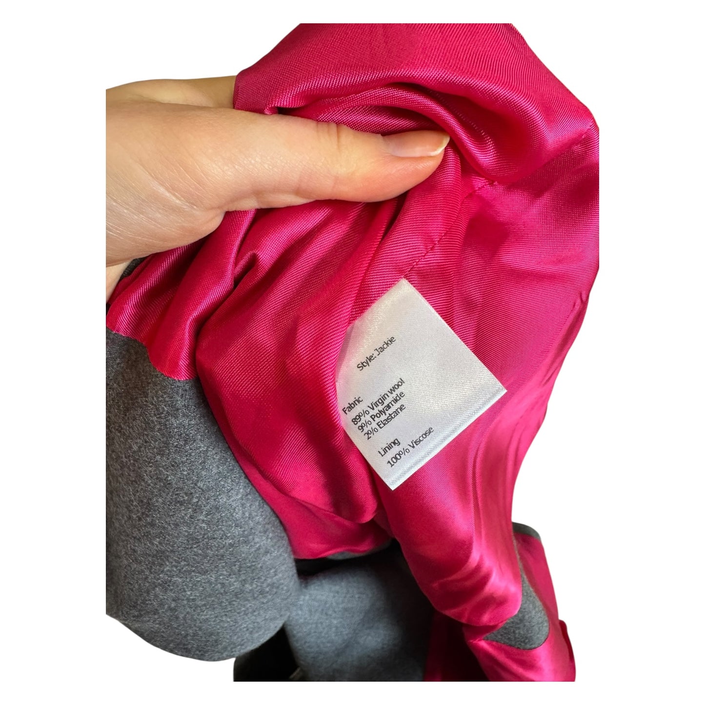 NRBY Grey Wool Blazer - 10/12