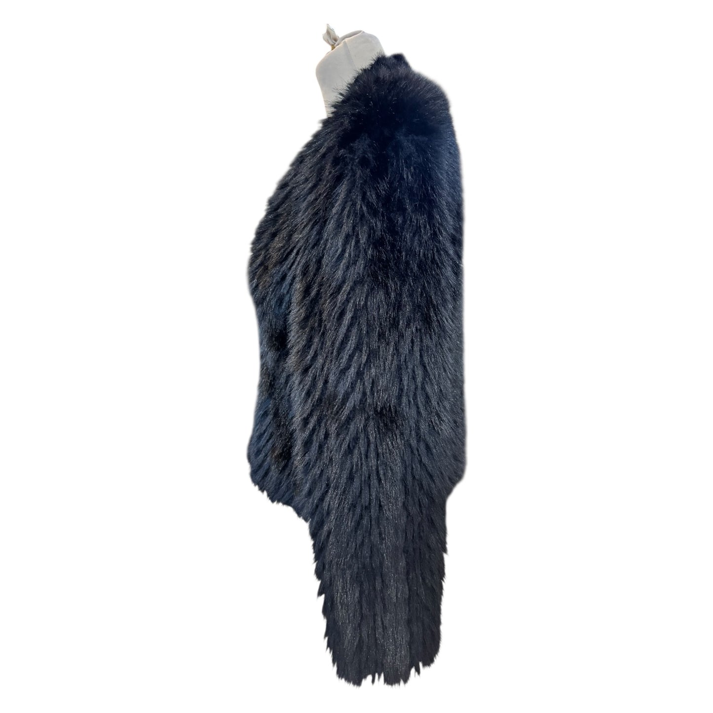 Yu & Me Black Fluffy Cardigan - 10/12