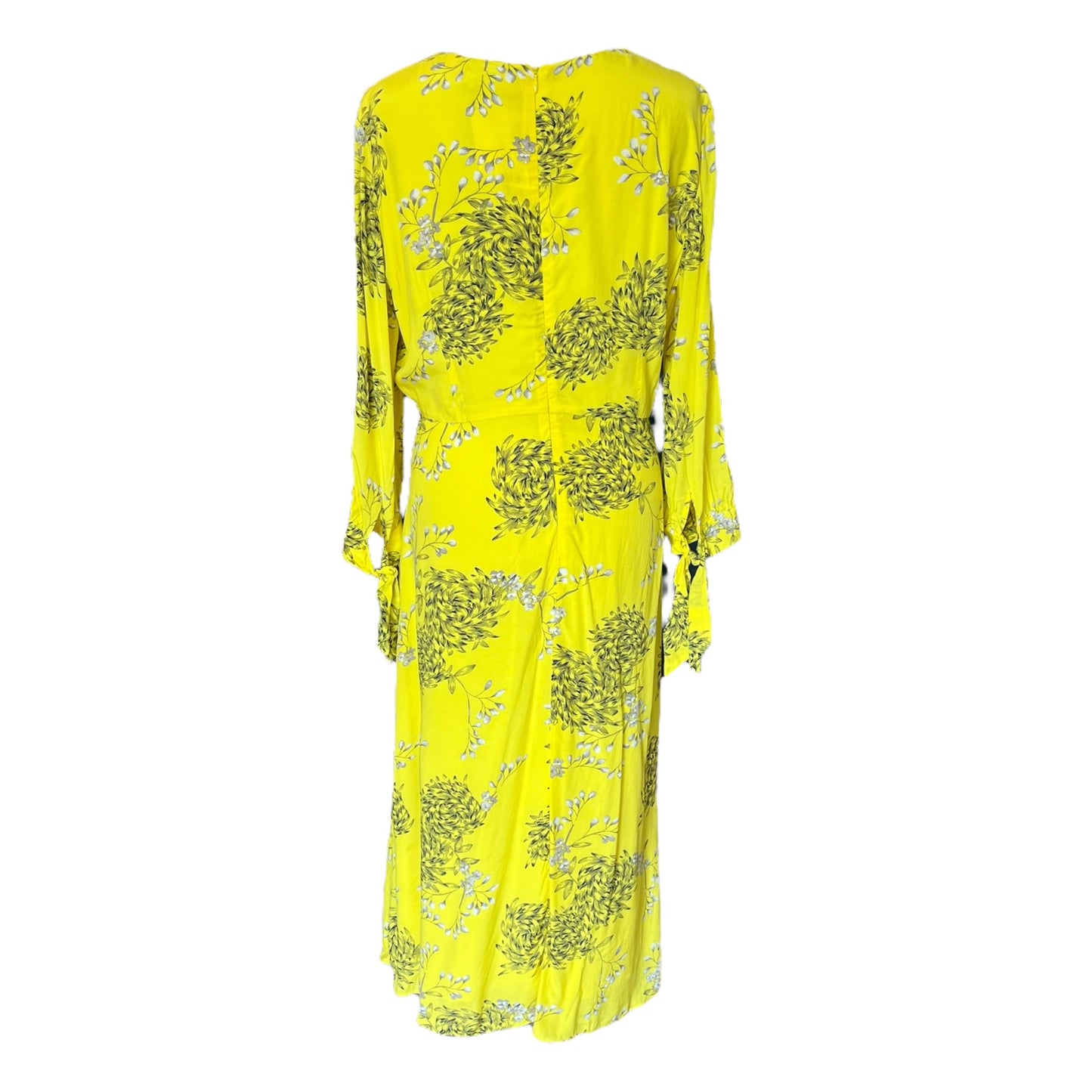 Mint Velvet Yellow Floral Dress - 16 - NEW