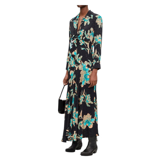 Sandro Blaire Navy Floral Dress - 8/10 - NEW