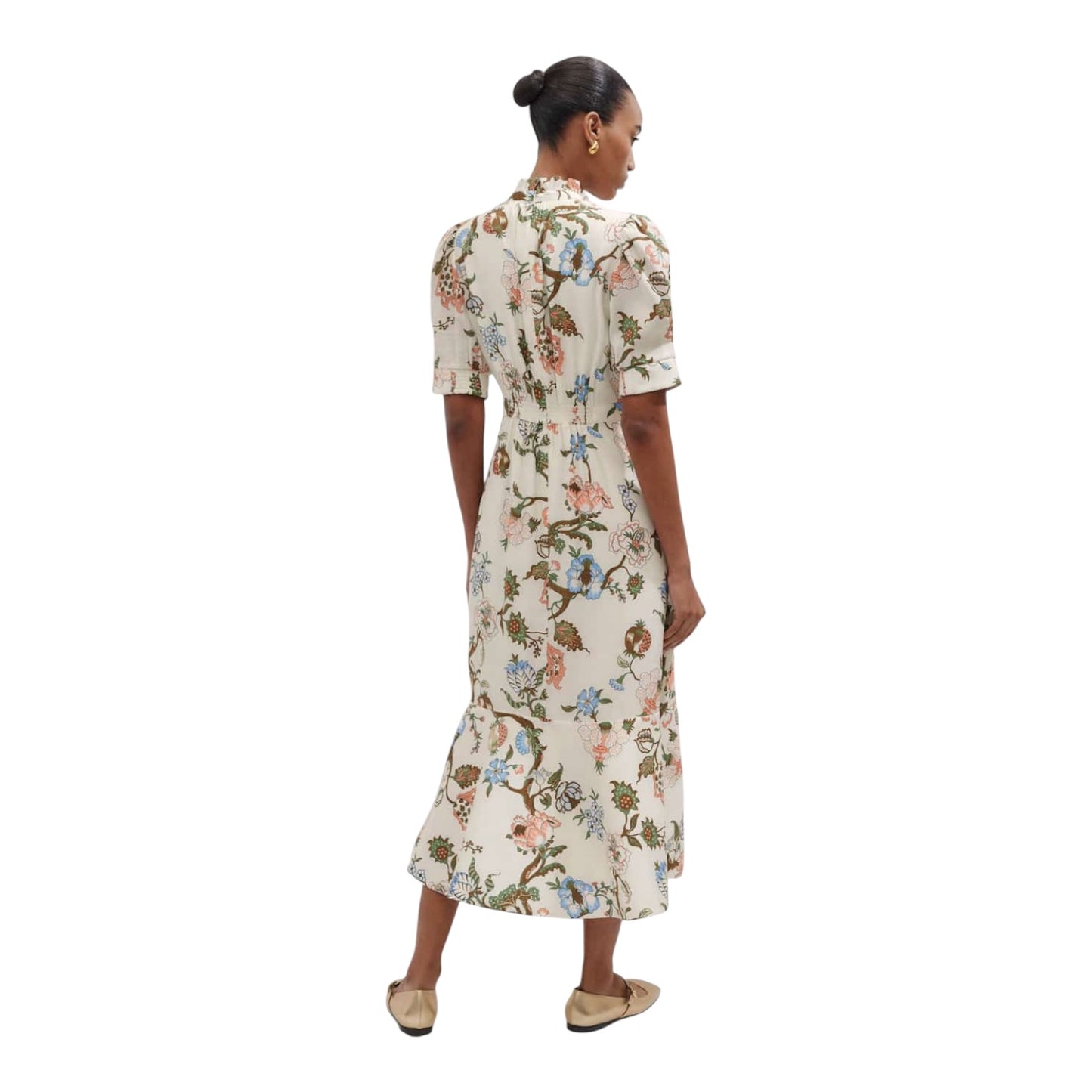 Me + Em Floral Garden Print Midi Dress - 10
