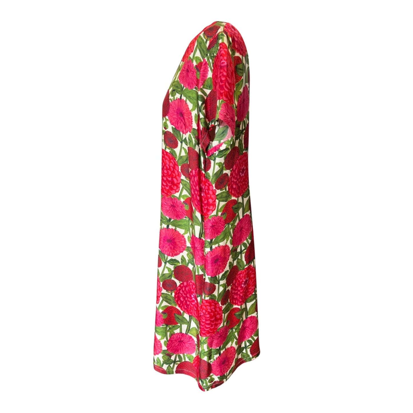 La Double J Silk Mini Swing Dress in Pink Dahlia - 12/14