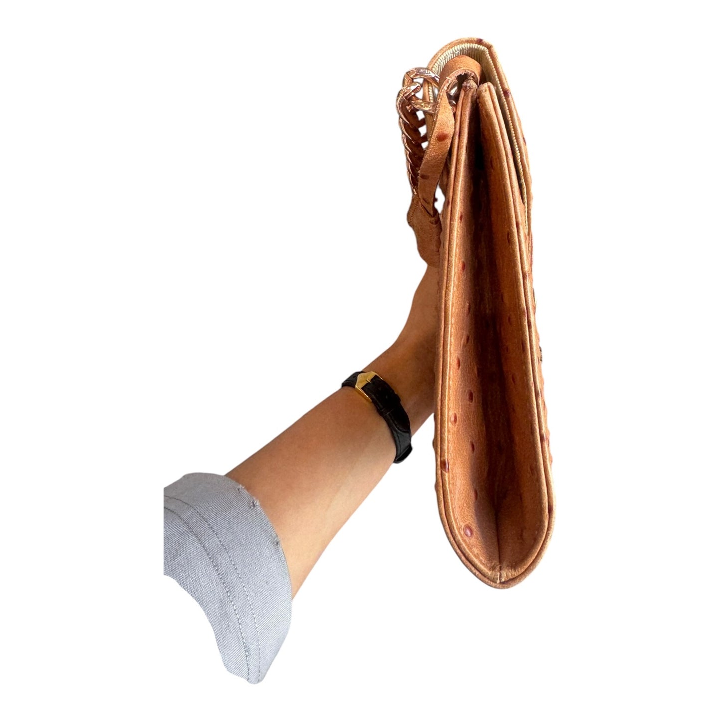 Aspinal Ostrich Skin Wallet