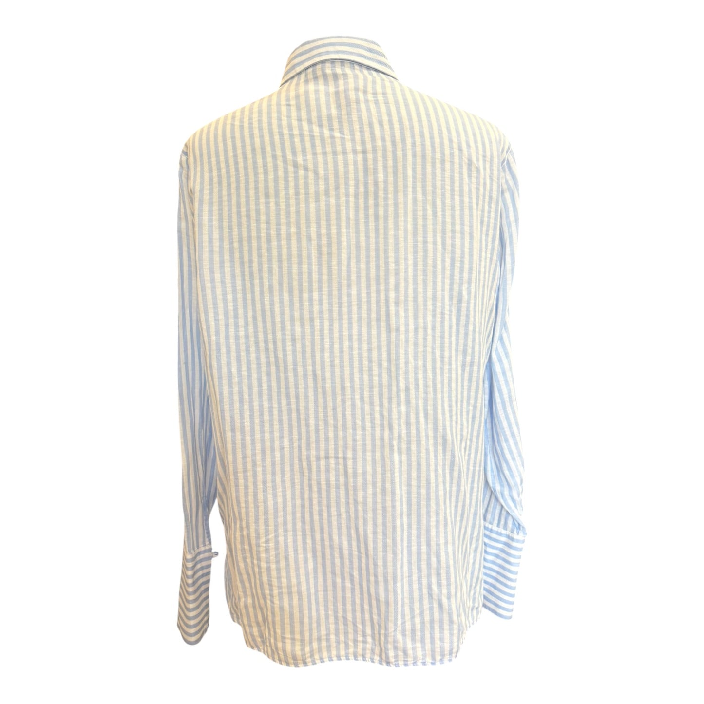 Massimo Dutti Blue Stripe Shirt - 14