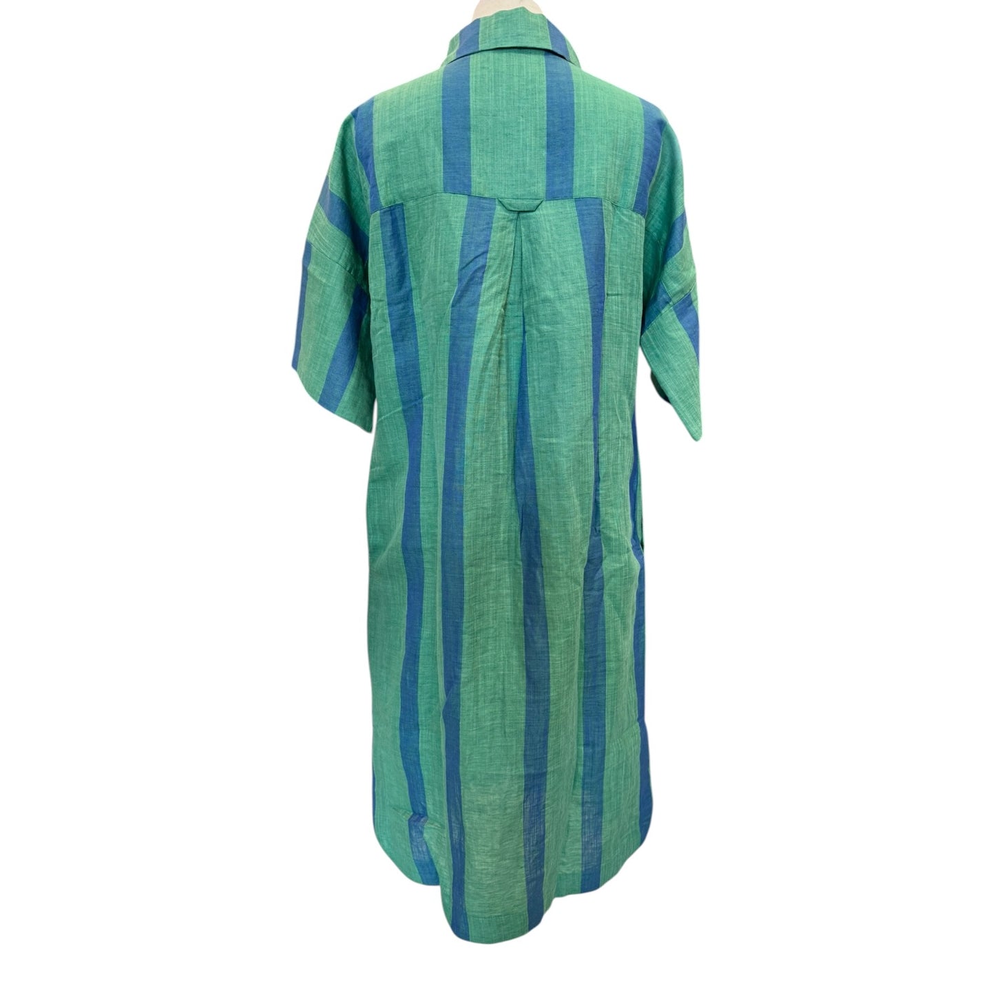 SKFK Eliza Linen and Cotton Striped Dress - 10/12
