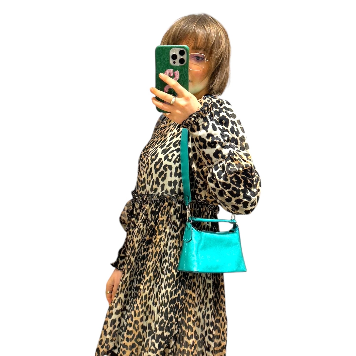 Leonie Hanne X Liu Jo Turquoise Bag