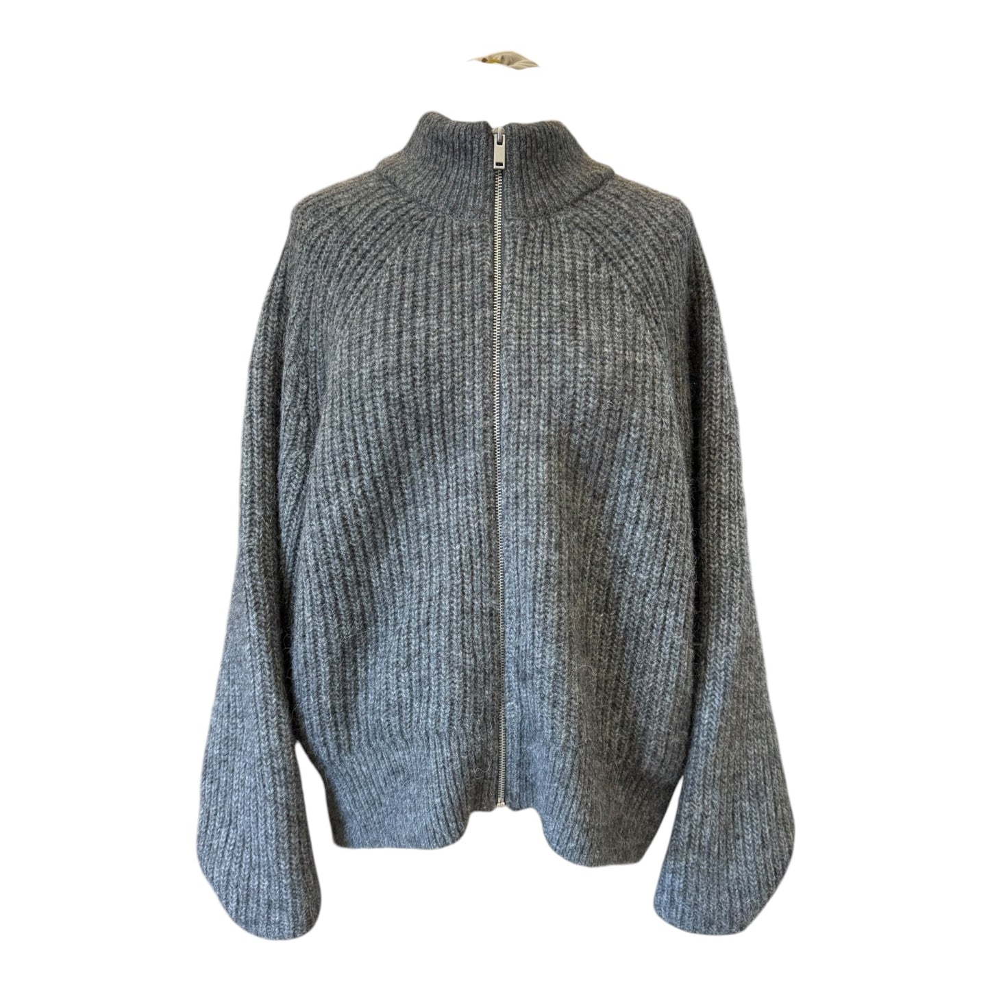 COS Alpaca Blend Zip Up Cardigan - 12