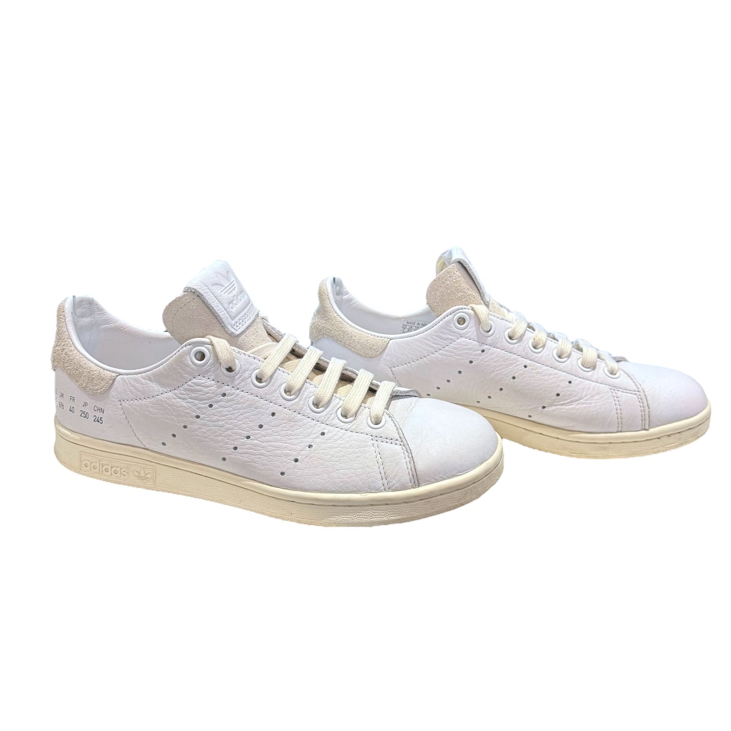 Adidas Stan Smith Size Tag Premium Shoes Fy0040 Crystal White - 6.5