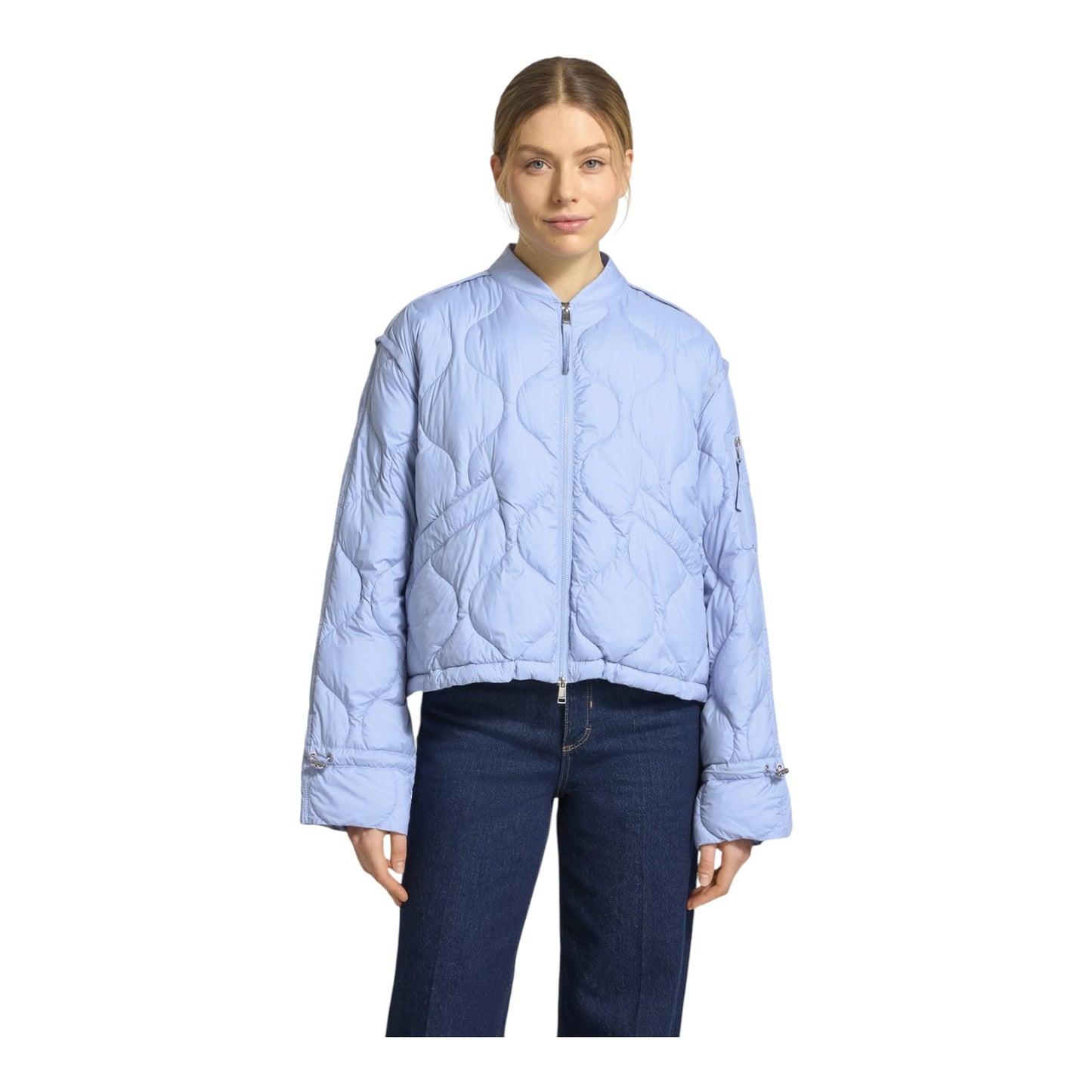 Beaumont Pale Blue Quilted Jacket - 12/14
