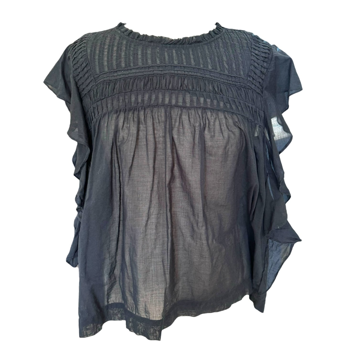 Isabel Marant Black Cotton Top - 10