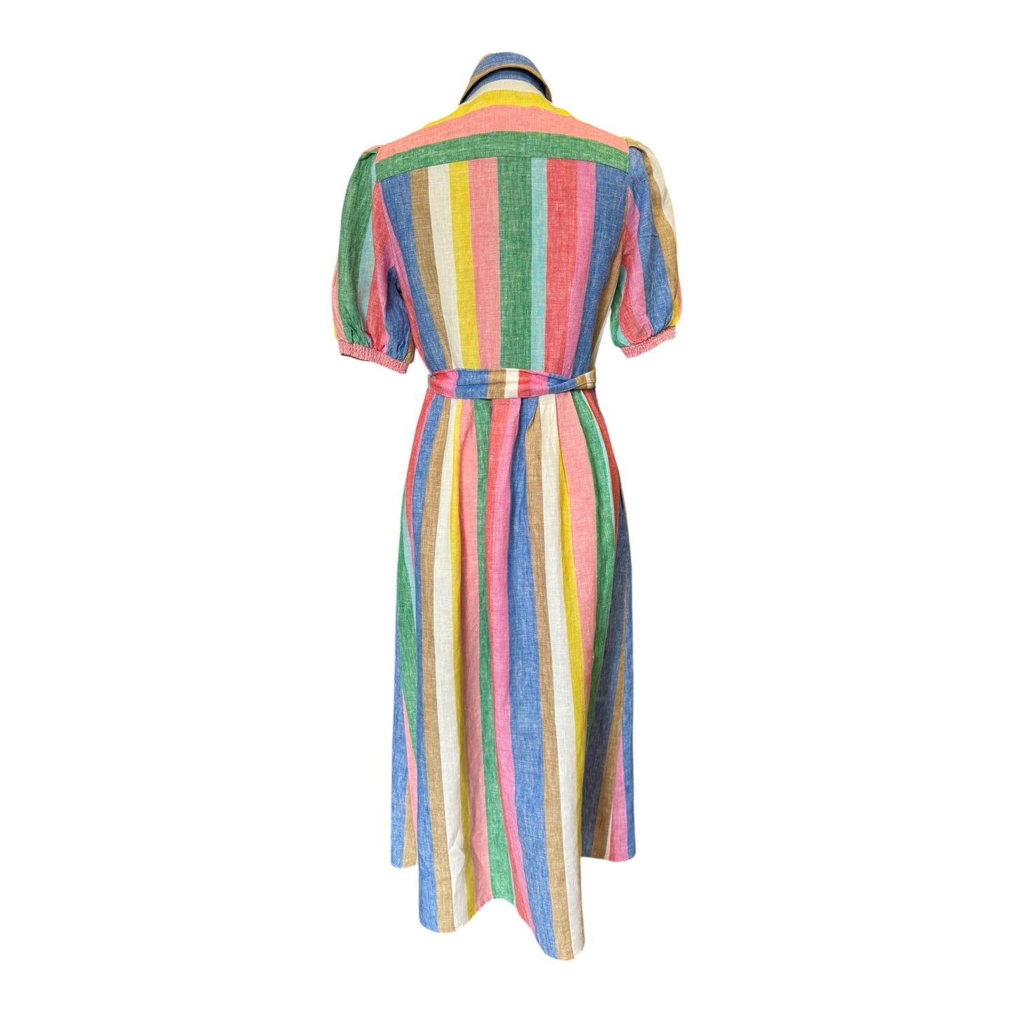 Boden Alexa Linen Maxi Shirt Dress - 10P