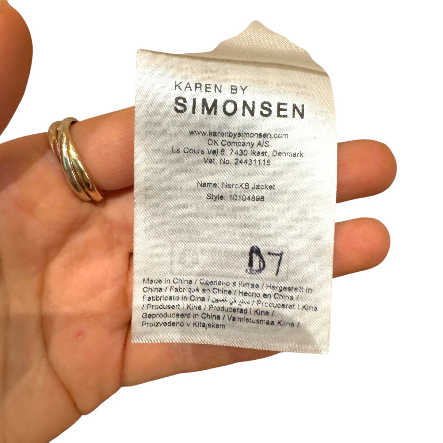 Karen by Simonsen Cream Padded Jacket - 8/10