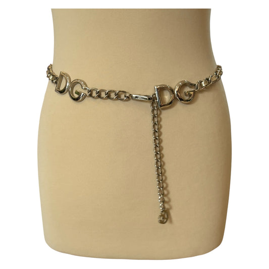 Dolce and Gabbana Silver Chain Belt