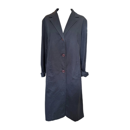 Hamnett Navy Cotton Trench - 16
