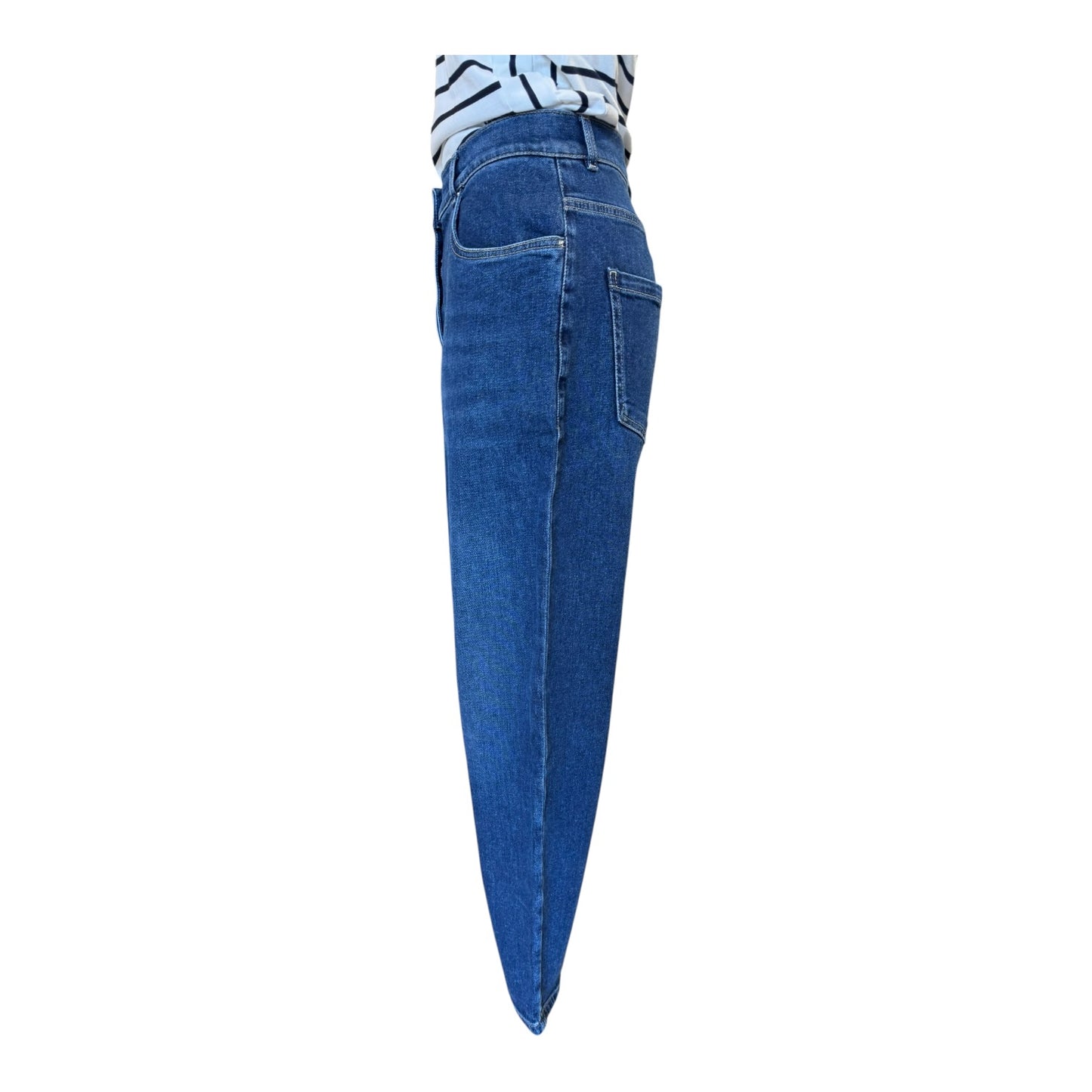 Fabiana Filippi Dark Wash Barrel Jeans - 12