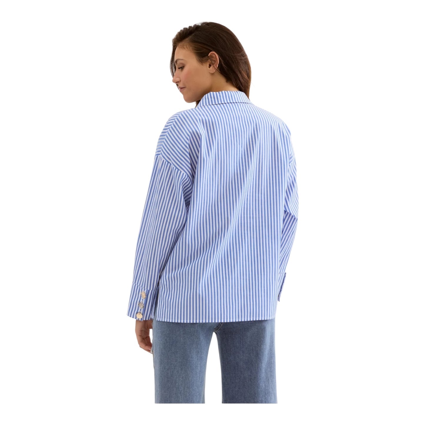 Leo & Ugo Blue Striped Othilie Shirt - 18