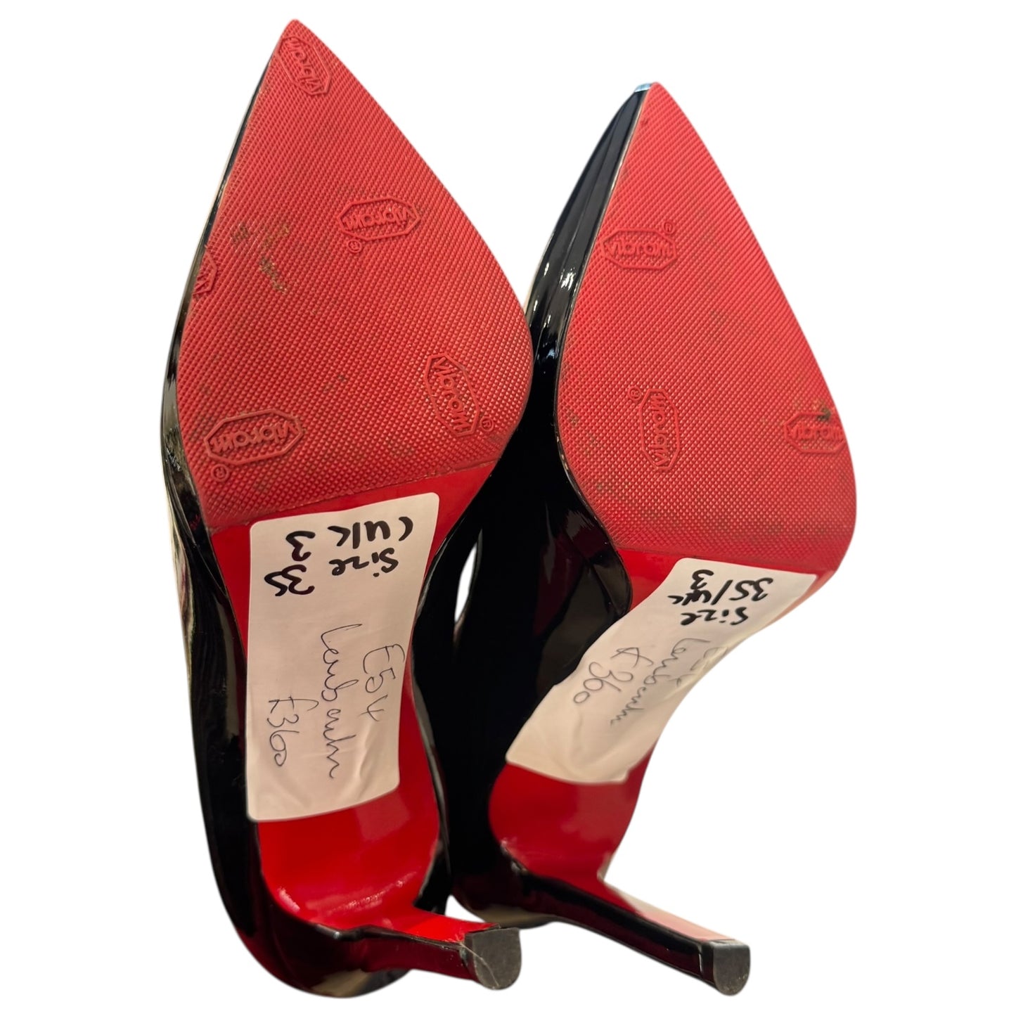 Christian Louboutin Black Pigalle Plato 120 - 35/3