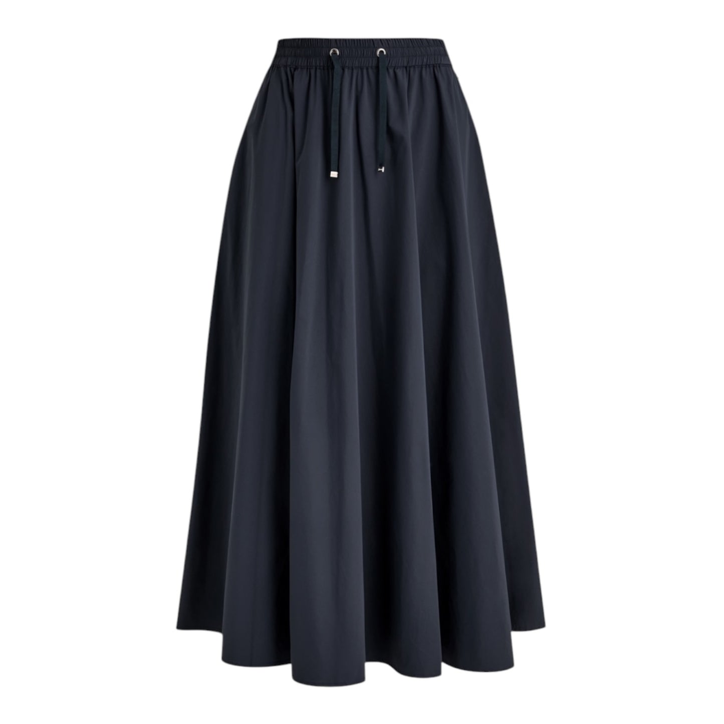 Herno Navy Stretch Nylon Midi Skirt - 10
