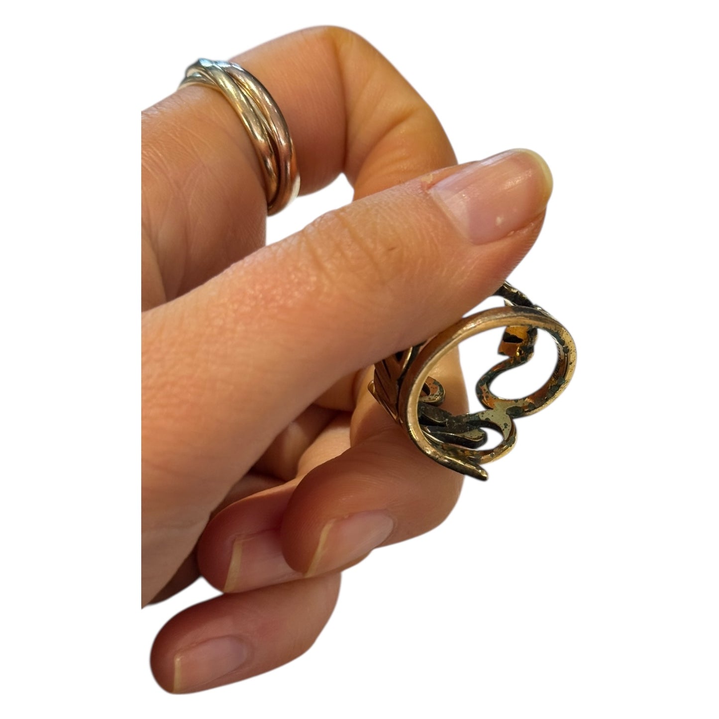 Balenciaga Typo Logo Ring - 62 / T.5