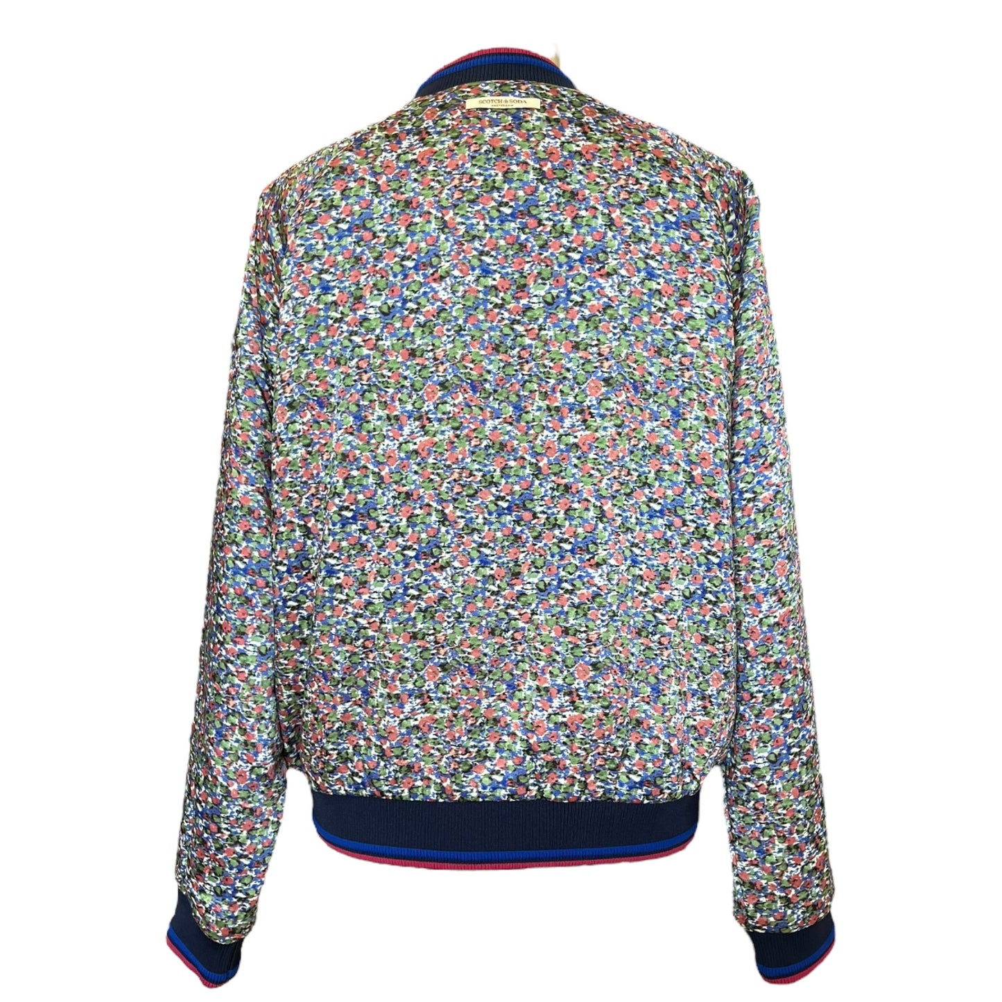Scotch and Soda Floral Blue Reversible Jacket - 10