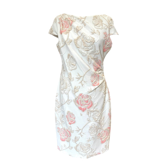 Caroline Kilkenny Lorelei Pink Flower Dress - 12 - NEW