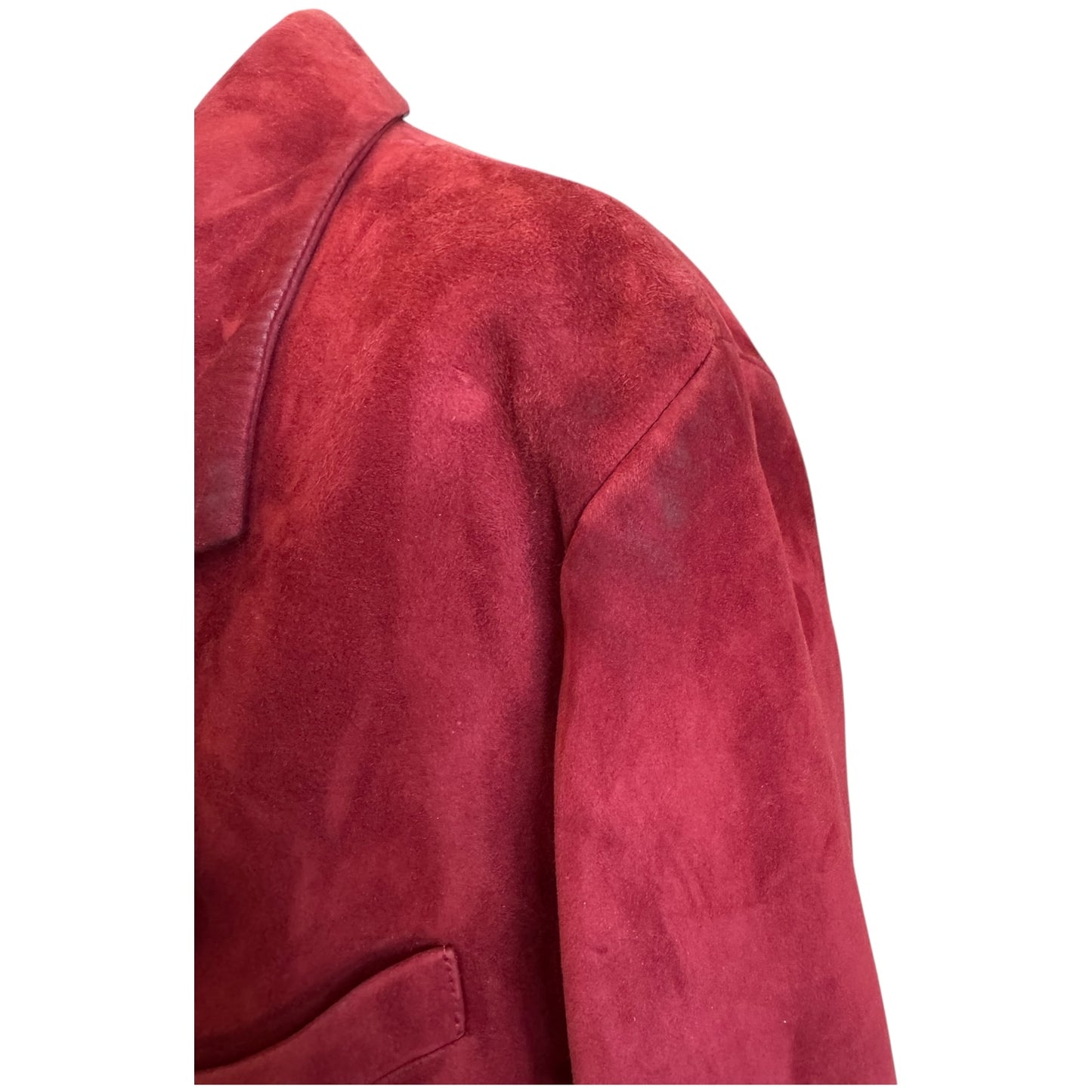Golden Goose Maroon Suede Jacket - 12/14