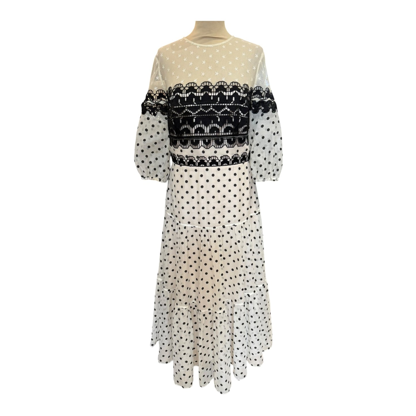 Temperley London Black and White Dress - 14