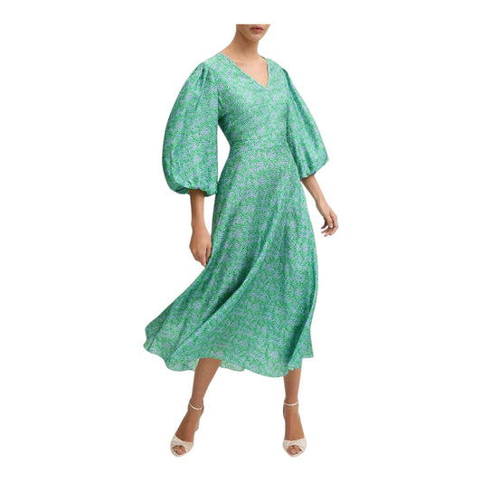LK Bennett Lola Blossom Green Dress - 10 Petite - NEW