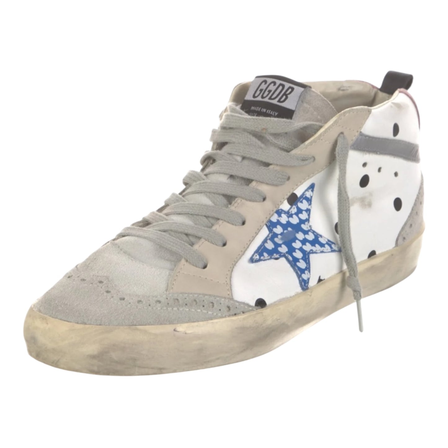 Golden Goose Mid Star in Polka Dot - 38/5