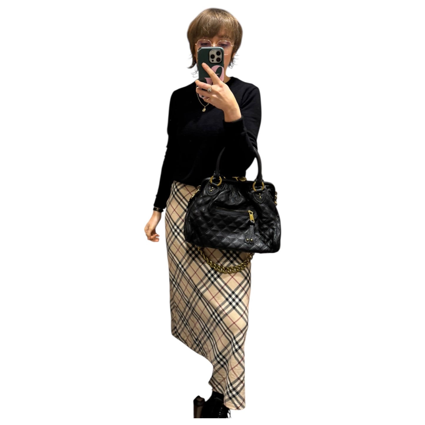 Marc Jacobs Stam Quilted Leather Bag