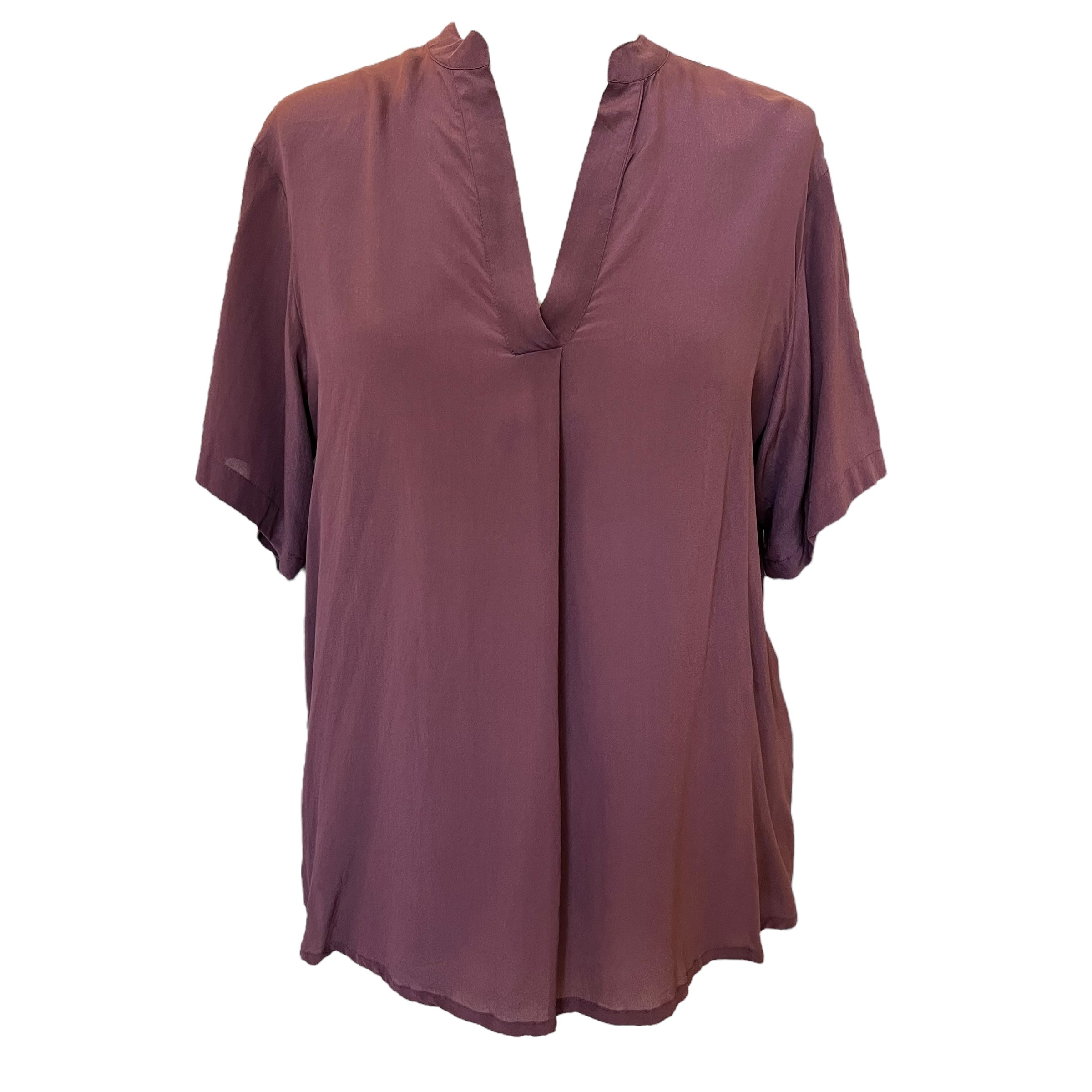 Weekend Max Mara Burgundy Silk Top - 10 - NEW – Deja Vu Belfast