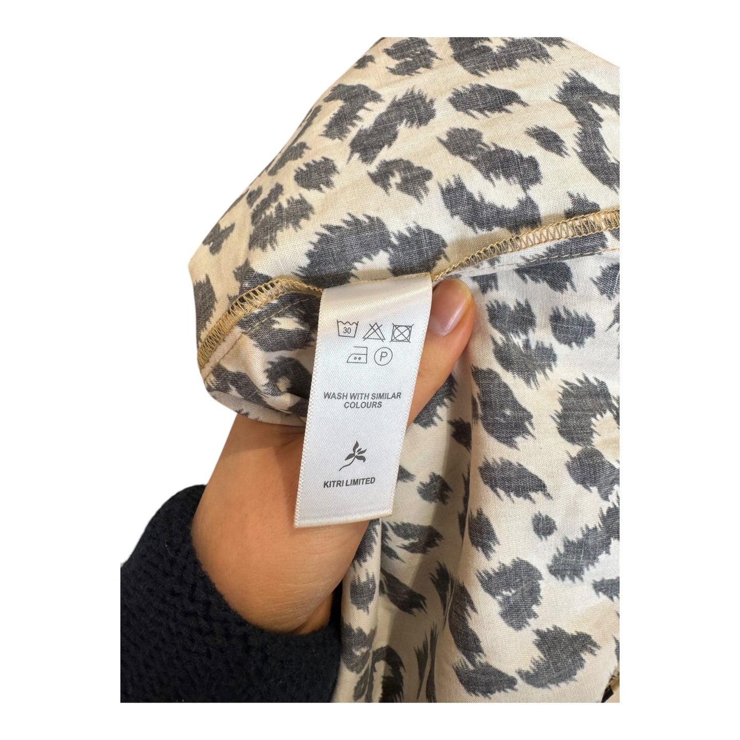 Kitri Animal Print Cotton Dress - 14