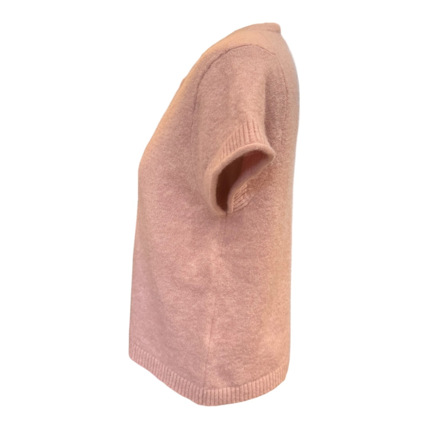 Me + Em Smoke Pink Button Through Knit Baby Tee - 10/12