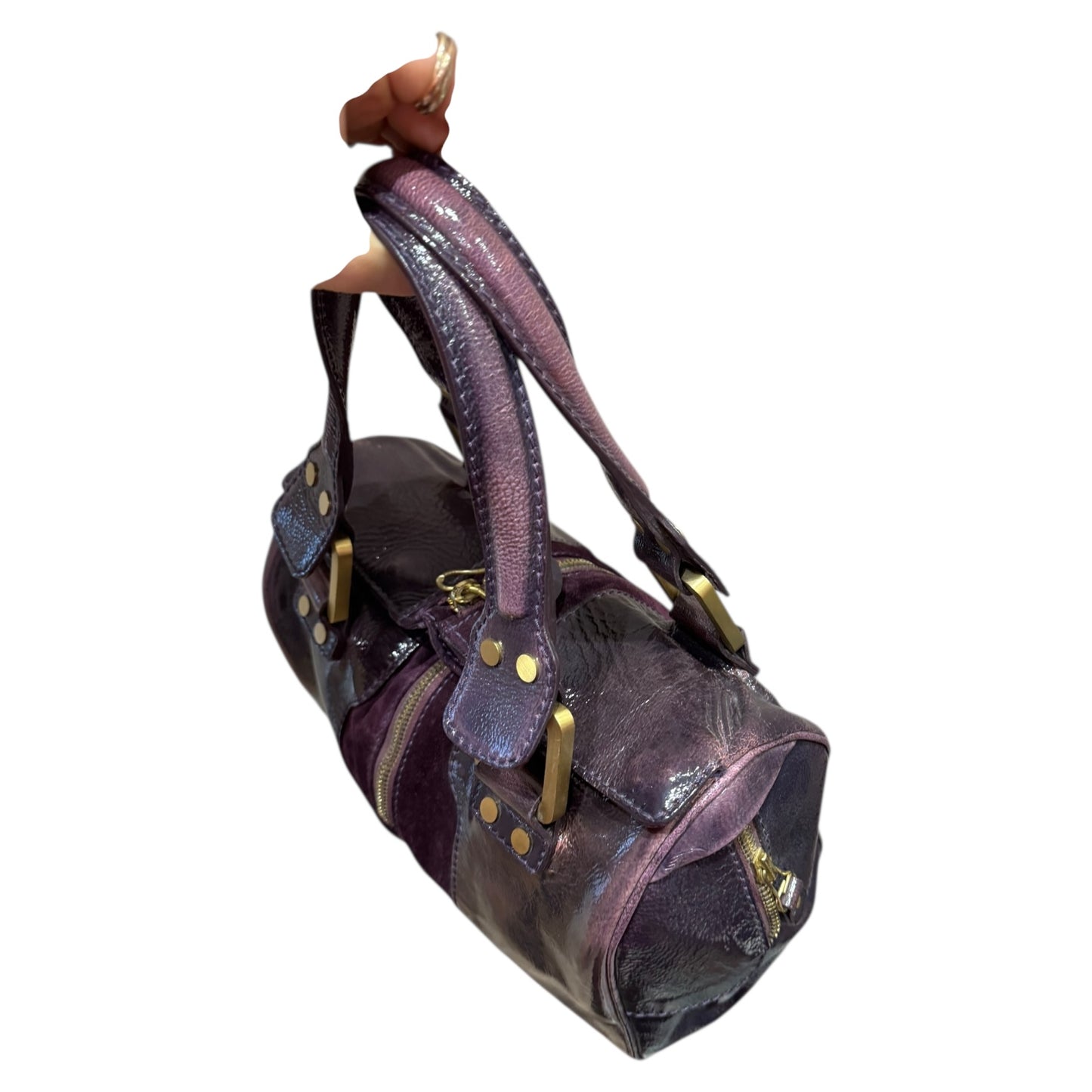 Jimmy Choo Purple Bowling Bag