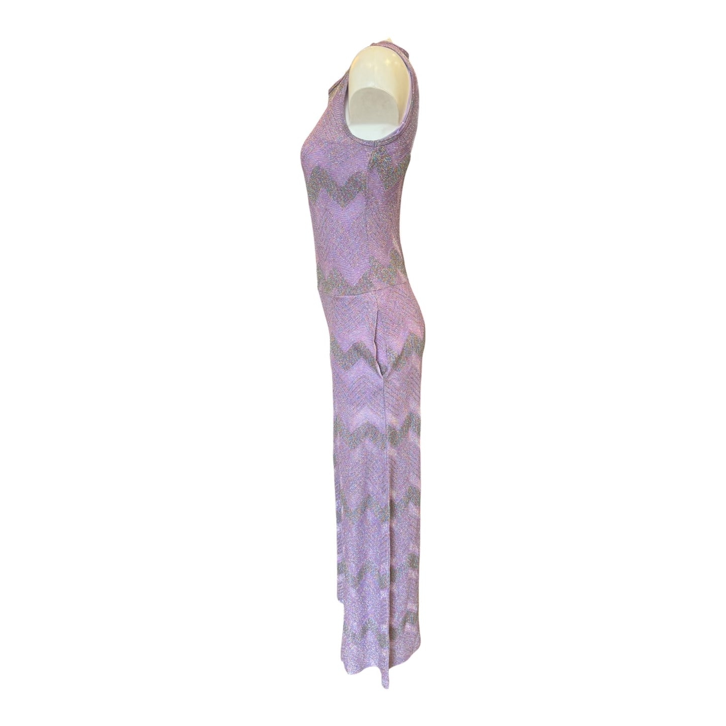 Missoni Purple Lurex Jumpsuit - 10
