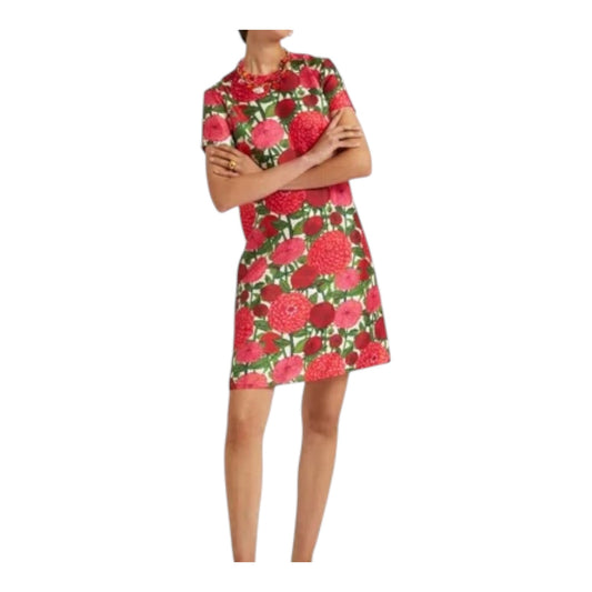 La Double J Silk Mini Swing Dress in Pink Dahlia - 12/14