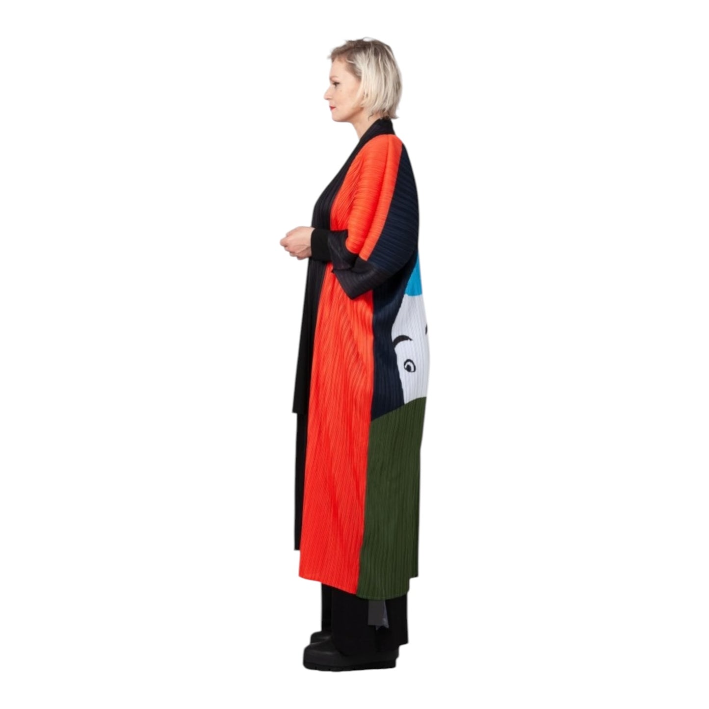 Thanny Pleated Dress and Kimono Jacket - 8/10/12