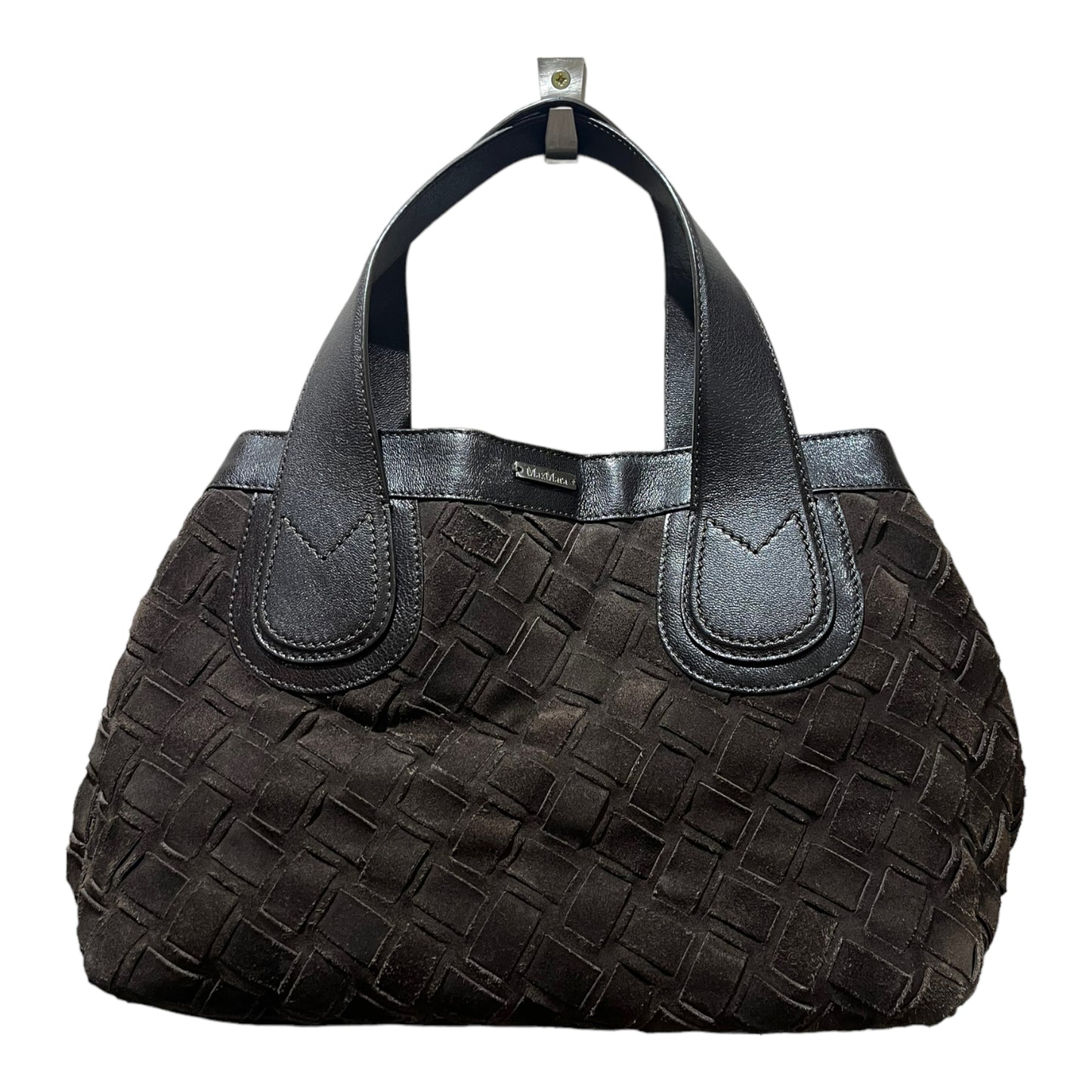 Max Mara Brown Leather and Suede Bag