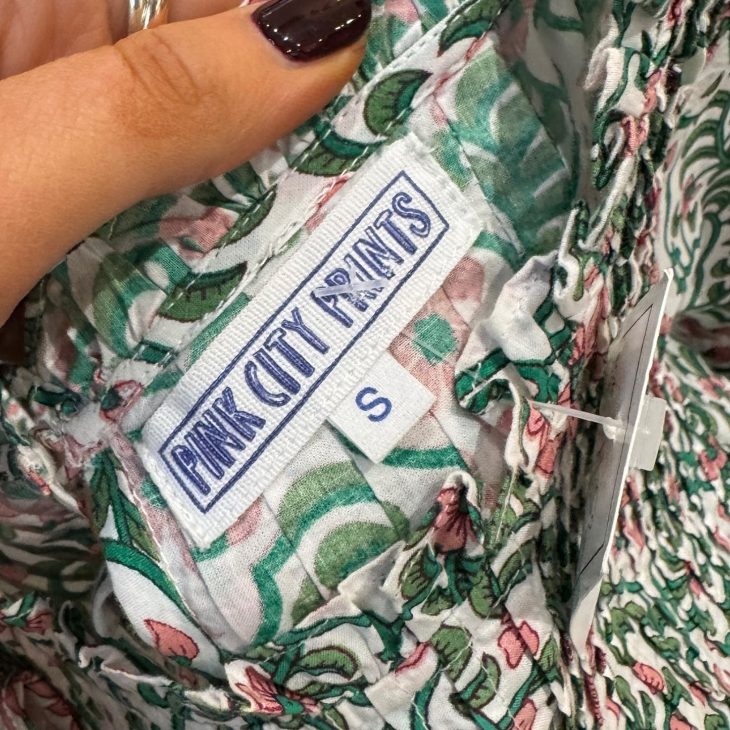 Pink City Prints 'Retro Blush Savannah' Dress - 10