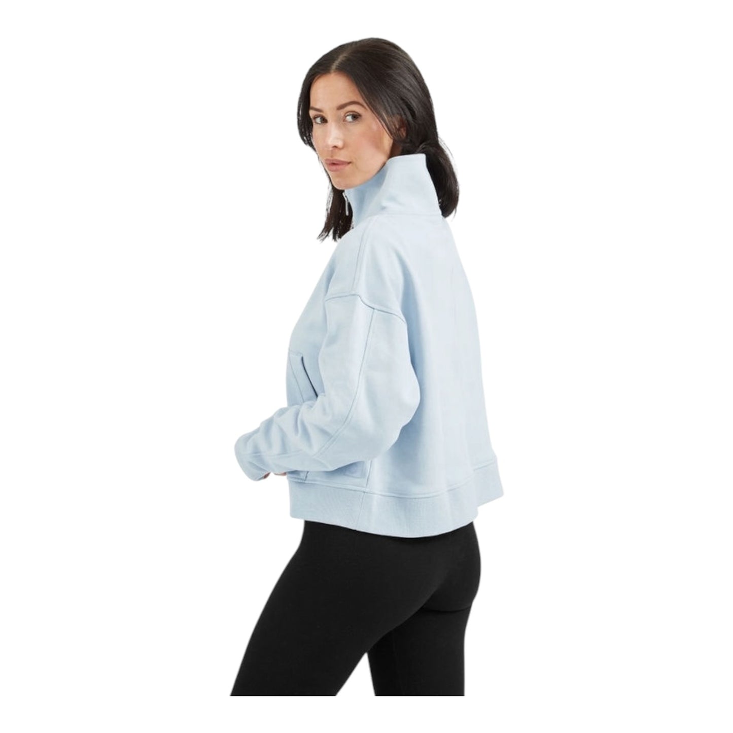 Lilybod Rhianna Blue Quarter Zip Sweater - 10