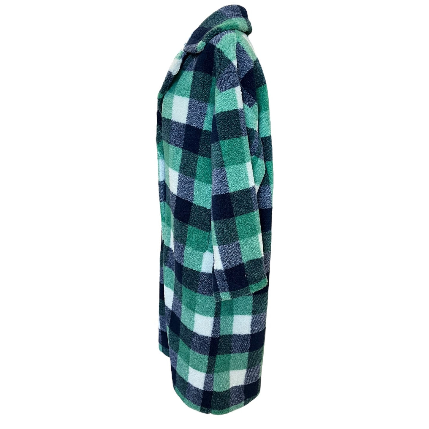 Stand Studio Green Check Coat