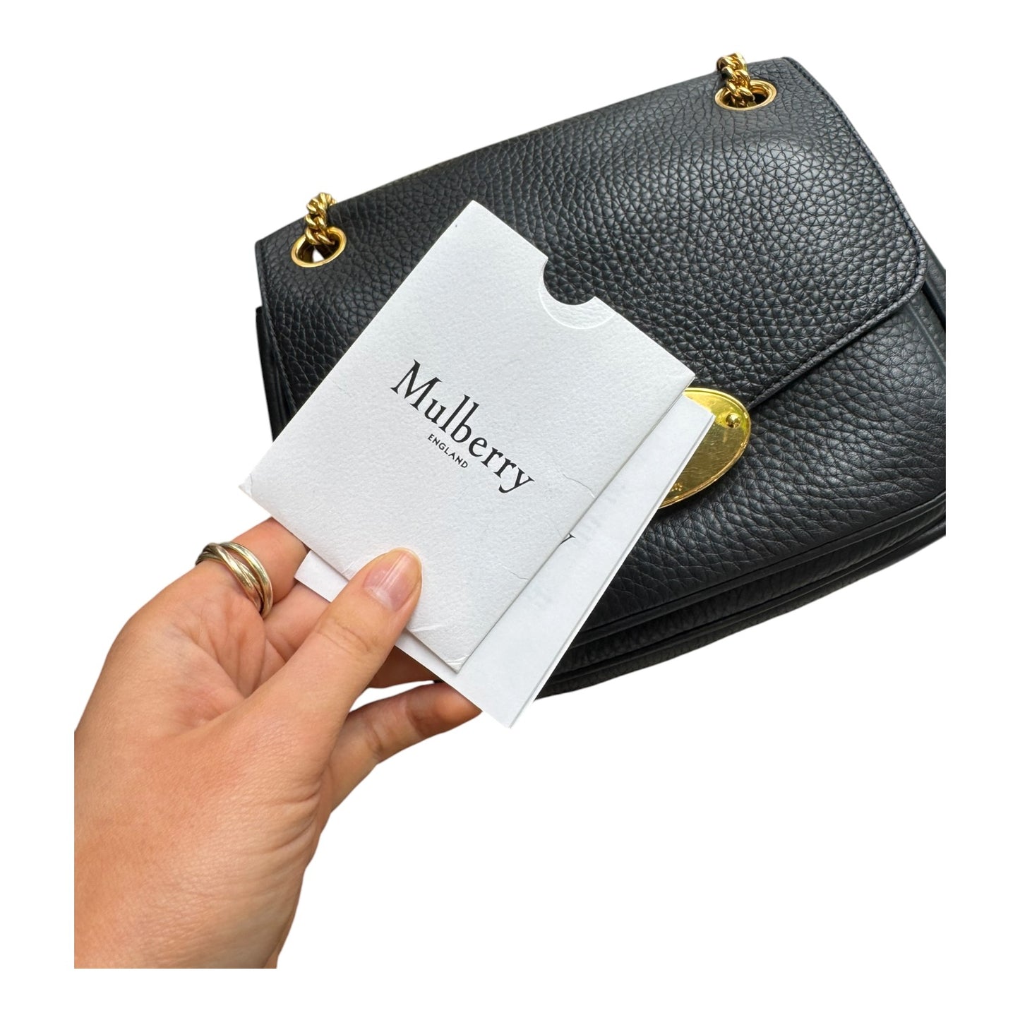 Mulberry Darley Bag with Gold Chain
