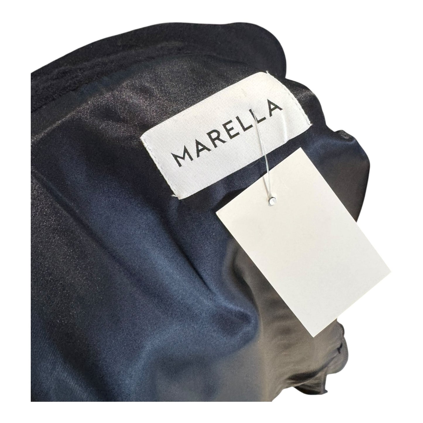 Marella Navy Wool Blend Double Breasted Coat - 10/12/14