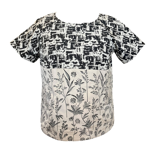 Weekend Max Mara Black Floral Top - 10